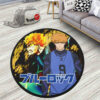 Blue Lock Rensuke Kunigami 9 Round Rug Anime Room Mats