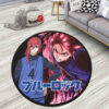 Blue Lock Hyoma Chigiri 4 Round Rug Anime Room Mats