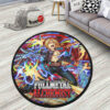 Fullmetal Alchemist Edward Elric Round Rug Anime Room Mats