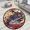 Fullmetal Alchemist King Bradley Round Rug Anime Room Mats