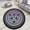 Sasuke Rinnegan Round Rug Anime Room Mats