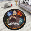 Avatar The Last Airbender Uncle Iroh Round Rug Anime Room Mats