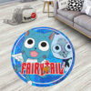 Happy Round Rug Anime Room Mats