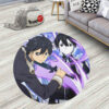 Sword Art Online Kazuto Kirigaya Kirito Round Rug Custom Circle Carpet