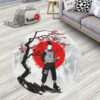 Cherry Blossom Shikamaru Nara Round Rug Custom Circle Carpet