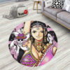 One Piece Manga Nico Robin Round Rug Custom Circle Carpet