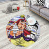 One Piece Manga Edward Newgate Round Rug Custom Circle Carpet