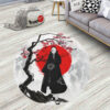 Cherry Blossom Tobi Round Rug Custom Circle Carpet