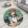 KonoSuba Kazuma Satou Round Rug Custom Circle Carpet