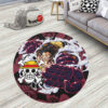 One Piece Manga Monkey D Luffy Gear 4 Round Rug Custom Circle Carpet