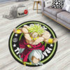 Dragon Ball Broly Round Rug Custom Circle Carpet