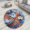 One Piece Manga Jinbe Round Rug Custom Circle Carpet