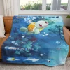 Painted Squirtle Custom 1-Side Printed Thicken Soft