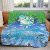 Painted Blastoise Custom 1-Side Printed Thicken Soft