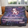 Painted Mewtwo Custom 1-Side Printed Thicken Soft