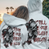 From Our First Kiss Till Our Last Breath Couple All Over Print White Hoodie