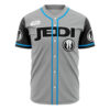 Hooktab 3D Printed Personalized Jedi Skywalker Star Wars Men's Short Sleeve Anime Baseball Jersey