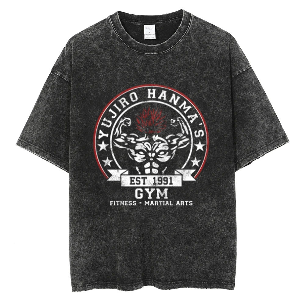 Strongest Gym on Earth Yujiro Hanma Baki T-shirt, Anime T-shirt