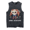 Strong - Like My Coffee Gym Tank Top, Anime Tank Top