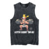 Gotta Squat 'Em All Gym Tank Top, Anime Tank Top