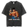 Strong – Like My Coffee Gym T-shirt, Anime T-shirt