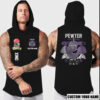 Pewter Gym Custom Name Hoodie Tank Top