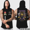 SAFFRON GYM CUSTOM Name Hoodie Tank Top