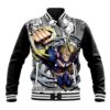 All Might Anime Varsity Jacket Manga Style