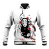 Anime Movie No Face Anime Varsity Jacket Sakura Sumi-e Style