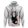 Anime Movie No Face Hoodie Sakura Sumi-e Style