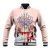 Anime Movie Wolf Princess Anime Varsity Jacket Forest Spirits