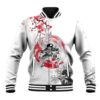 Anime One Piece Luffy Strawhat Anime Varsity Jacket Sumi-e Painting Style