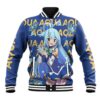 Aqua KonoSuba Anime Varsity Jacket Anime Style