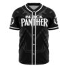 Hooktab 3D Printed Black Panther Marvel Men's Short Sleeve Anime Baseball Jersey