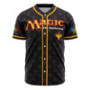 Hooktab 3D Printed Personalized Elements of Magic the Gathering Men's Short Sleeve Anime Baseball Jersey