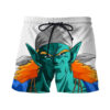 Dragon Ball Dope Handsome Piccolo Green Man Anime Board Shorts Swim Trunks