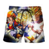 Dragon Ball Goku Kid Super Saiyan Fan Art Theme Casual Wear Anime Board Shorts Swim Trunks