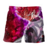 Dragon Ball Goku Black God Rose Sword Unique Anime Board Shorts Swim Trunks