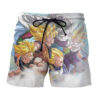 Dragon Ball Goku Vegeta Super Saiyan Piccolo Fight Prepare Casual Wear Anime Board Shorts Swim Trunks