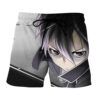 Sword Art Online SAO Serious Kirito Epic Gray Anime Board Shorts Swim Trunks