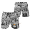 Aloha Strawhat One Piece Anime Board Shorts Swim Trunks VA309049