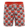 Hanafuda Earrings Demon Slayer Anime Board Shorts Swim Trunks