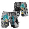 Vegeta Blue Anime Board Shorts Swim Trunks