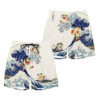 Meowth Kanagawa Great Wave Shorts Pants Custom Clothes