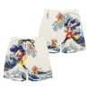 Blaziken Kanagawa Great Wave Shorts Pants Custom Clothes