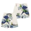 Sceptile Kanagawa Great Wave Anime Board Shorts Swim Trunks