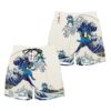 Lucario Kanagawa Great Wave Anime Board Shorts Swim Trunks