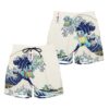 Squirtle Kanagawa Great Wave Anime Board Shorts Swim Trunks