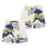 Zeraora Kanagawa Great Wave Anime Board Shorts Swim Trunks