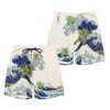 Tyranitar Kanagawa Great Wave Anime Board Shorts Swim Trunks